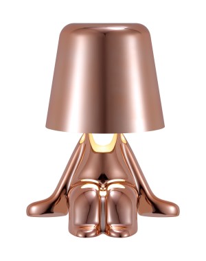 Casaya Figurtischleuchte 3 Rosegold, 16cm, 997217